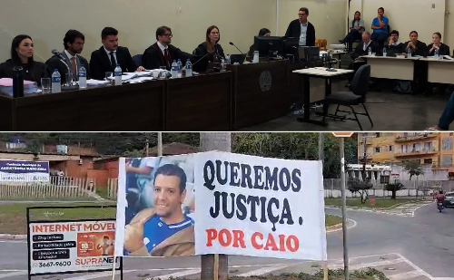 Continua julgamento de acusados pela morte de Caio Domingues; esposa e comparsa são réus