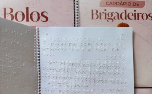 Cardápios em braille se tornam obrigatórios em cidade mineira
