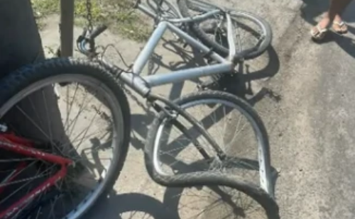 De bicicleta, casal é atropelado e morre na Avenida Brasil; motorista fugiu