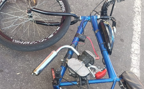 Homem é preso após empinar bicicleta motorizada em rua movimentada de Coronel Fabriciano