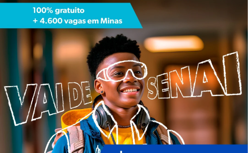 SENAI oferece 400 vagas gratuitas para cursos técnicos no Vale do Aço; saiba mais