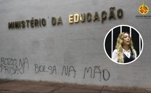 Assessor de Erika Hilton já foi alvo da PF por pichação no MEC