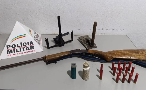 Idoso é preso por posse irregular de arma de fogo em Belo Oriente