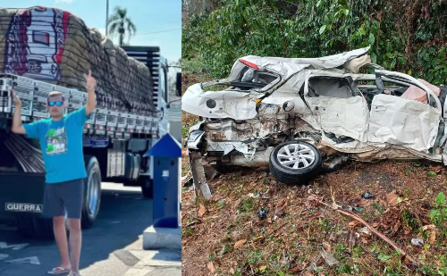 Jovem a caminho da casa da namorada morre em acidente entre carro e caminhão no ES