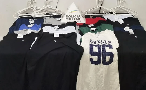 Dupla é presa por receptação de roupas furtadas em Coronel Fabriciano