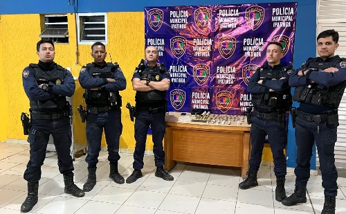 Denúncia anônima leva Polícia Municipal a prender dois homens por tráfico de drogas em Ipatinga