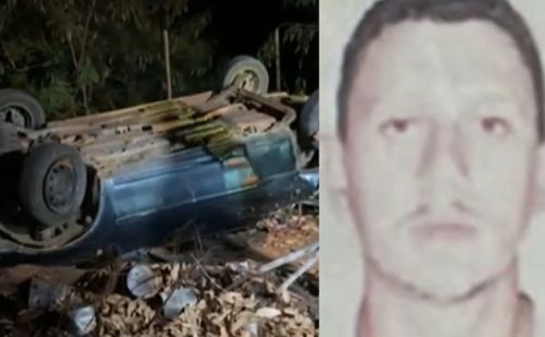 Motorista morre e passageira fica ferida em acidente na BR-116, em Inhapim