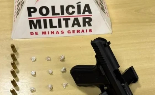 Homem é detido com drogas e arma durante abordagem policial em Ipatinga