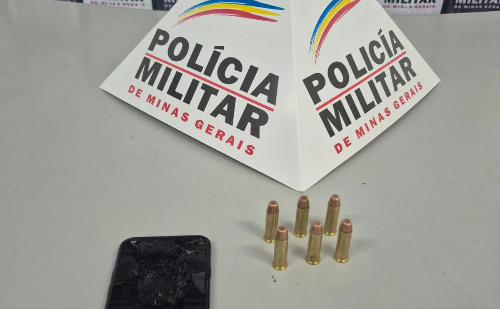 Jovem é preso com munições após ação da PM em Itabira