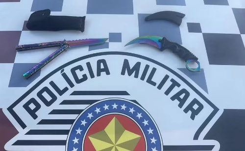 Estudante é flagrado com faca e canivete em escola de Pirassununga