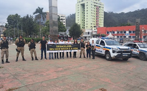 Semana Nacional de Trânsito tem início com ação educativa em Timóteo