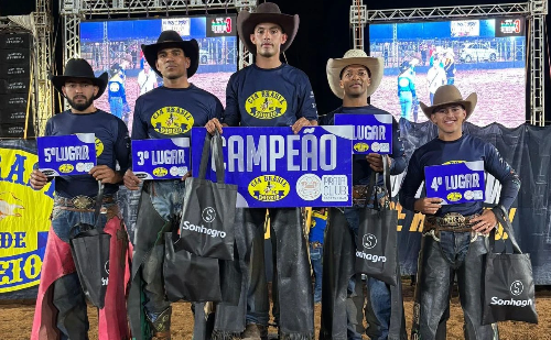 Timotense Luiz Américo é vice-campeão em montaria na Agro Fest
