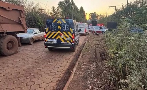 Mecânico é atropelado em Barão de Cocais e mobiliza socorristas