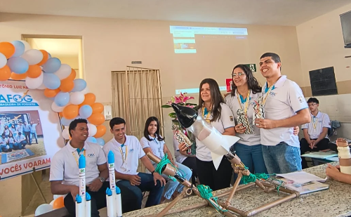 Escola pública de Santana do Paraíso conquista medalhas de ouro na Olimpíada Brasileira de Foguetes