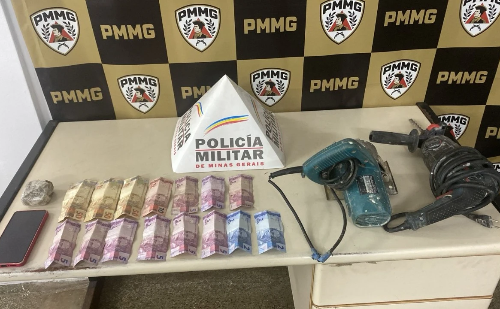Dupla é presa em João Monlevade por furto de ferramentas e tráfico de drogas