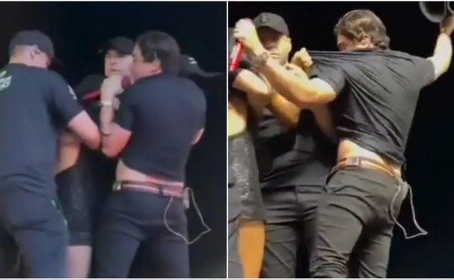 Fã invade palco e morde cantor Natanzinho durante show na Paraíba