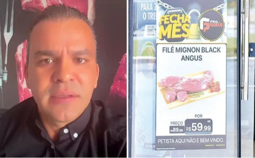 Frigorífico em Goiânia retira cartaz polêmico após denúncia de deputado do PT