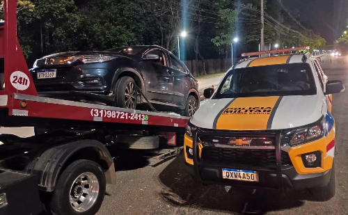 Homem é preso após furto e fuga com veículo na BR-458, em Ipatinga