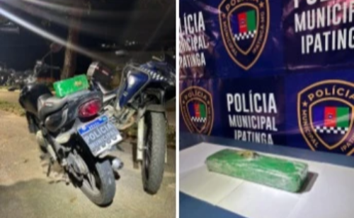 Homem é preso com barra de maconha após tentar fugir da polícia em Ipatinga