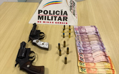 Homem é preso com armas escondidas em moto perto de escola em Ipatinga