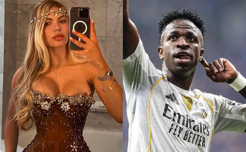 Modelo diz que Vini Jr. pediu desculpas antes de se pronunciar publicamente