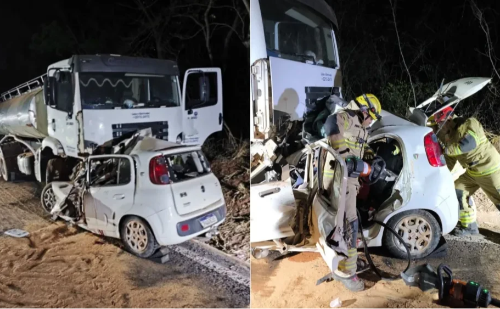 Motorista foge após colisão que matou cinco na MGC-135