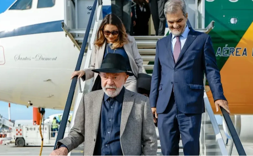 Lula desembarca em Roma para evento da FAO e encontro com Papa Leão XIV