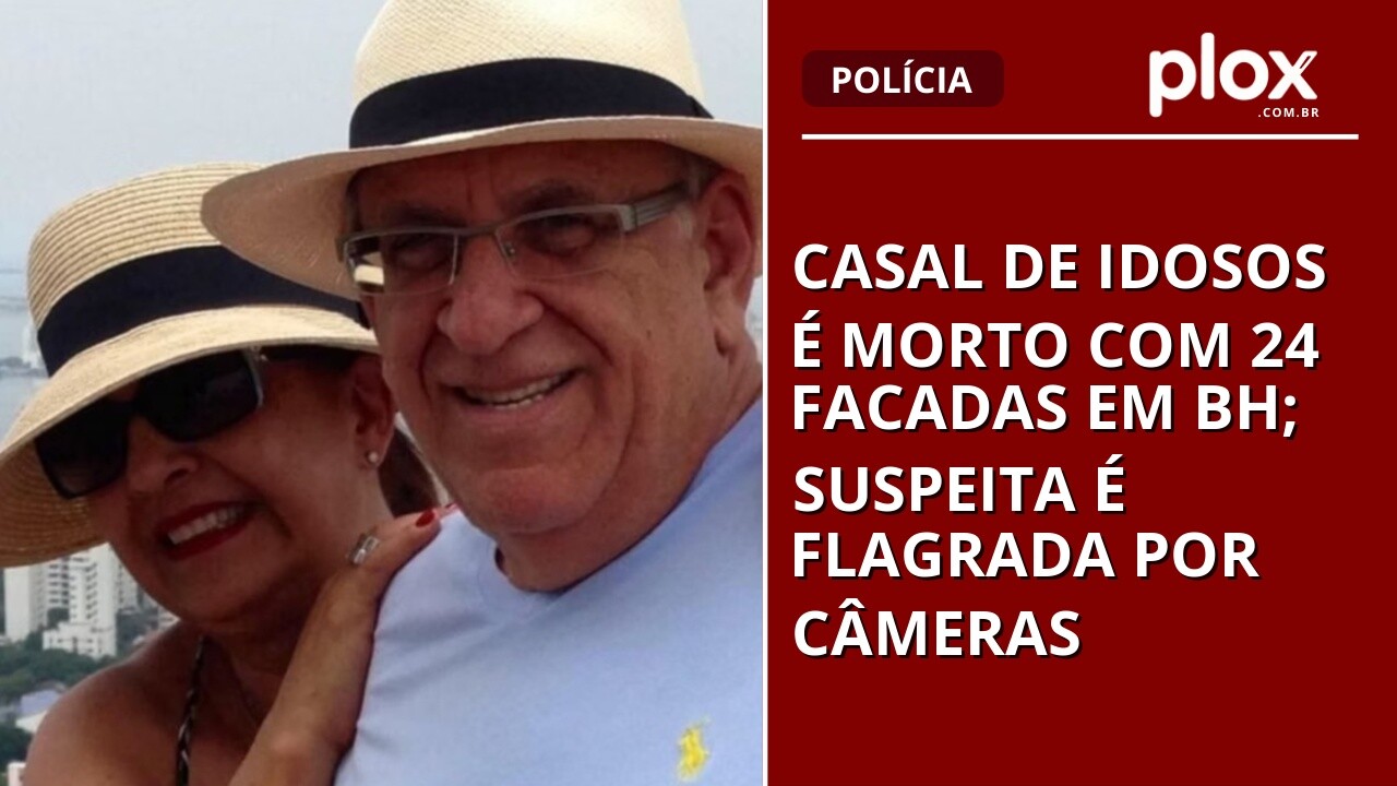 Casal de idosos é morto com 24 facadas em BH; suspeita é flagrada por câmeras