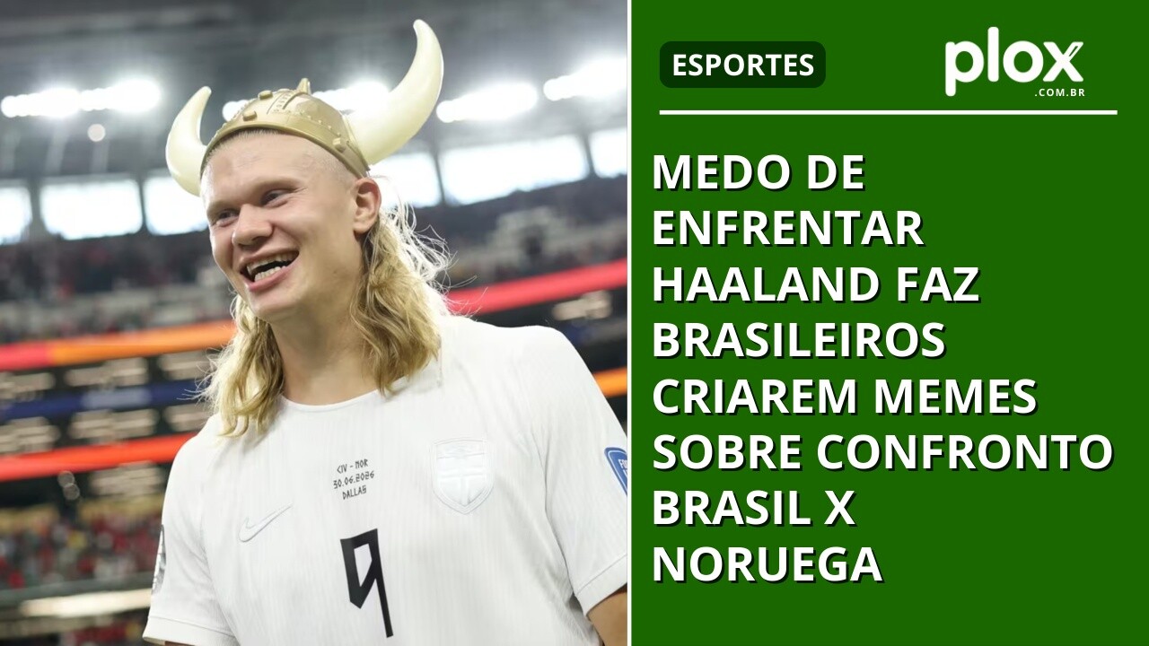Medo de enfrentar Haaland faz brasileiros criarem memes sobre confronto Brasil X Noruega