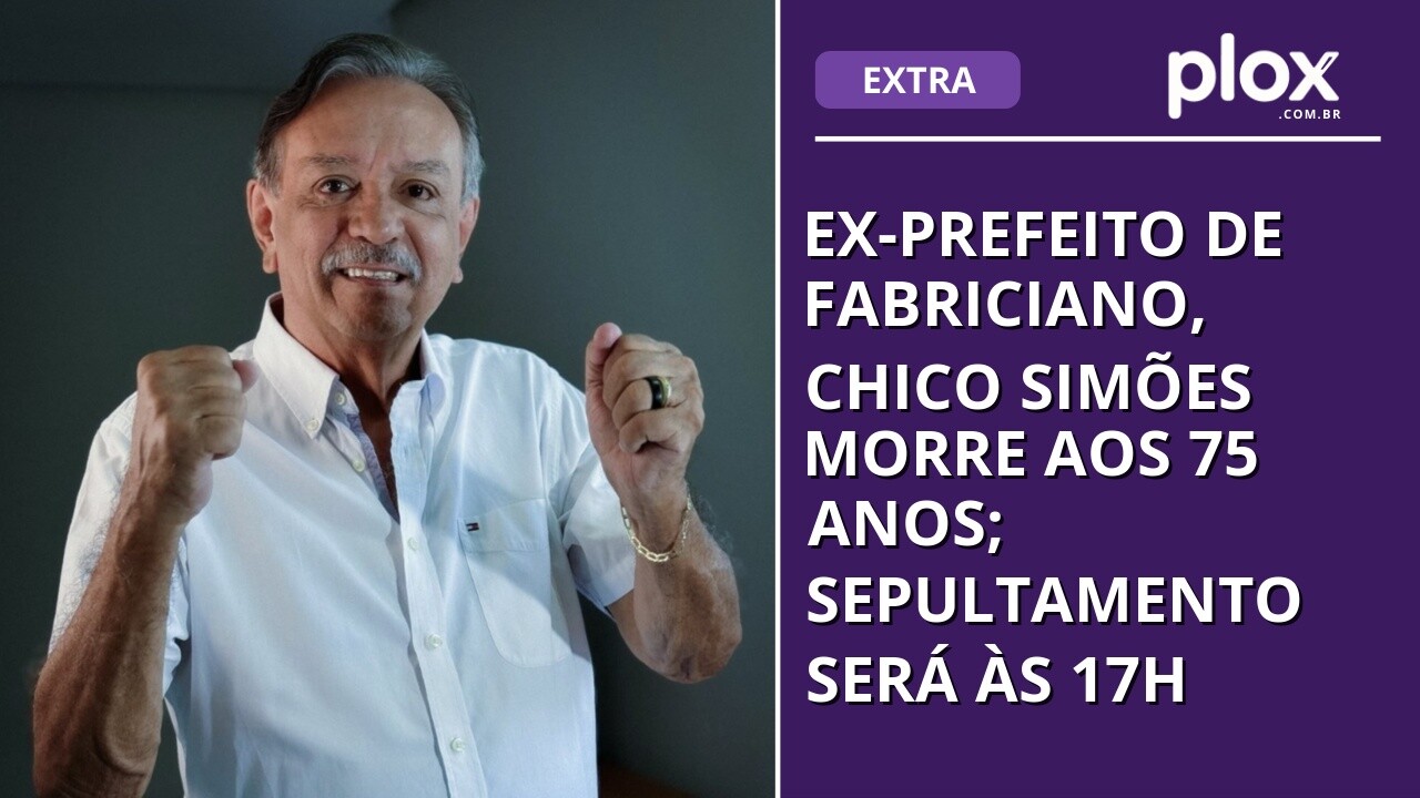 Ex-prefeito de Fabriciano, Chico Simões morre aos 75 anos; sepultamento será às 17h