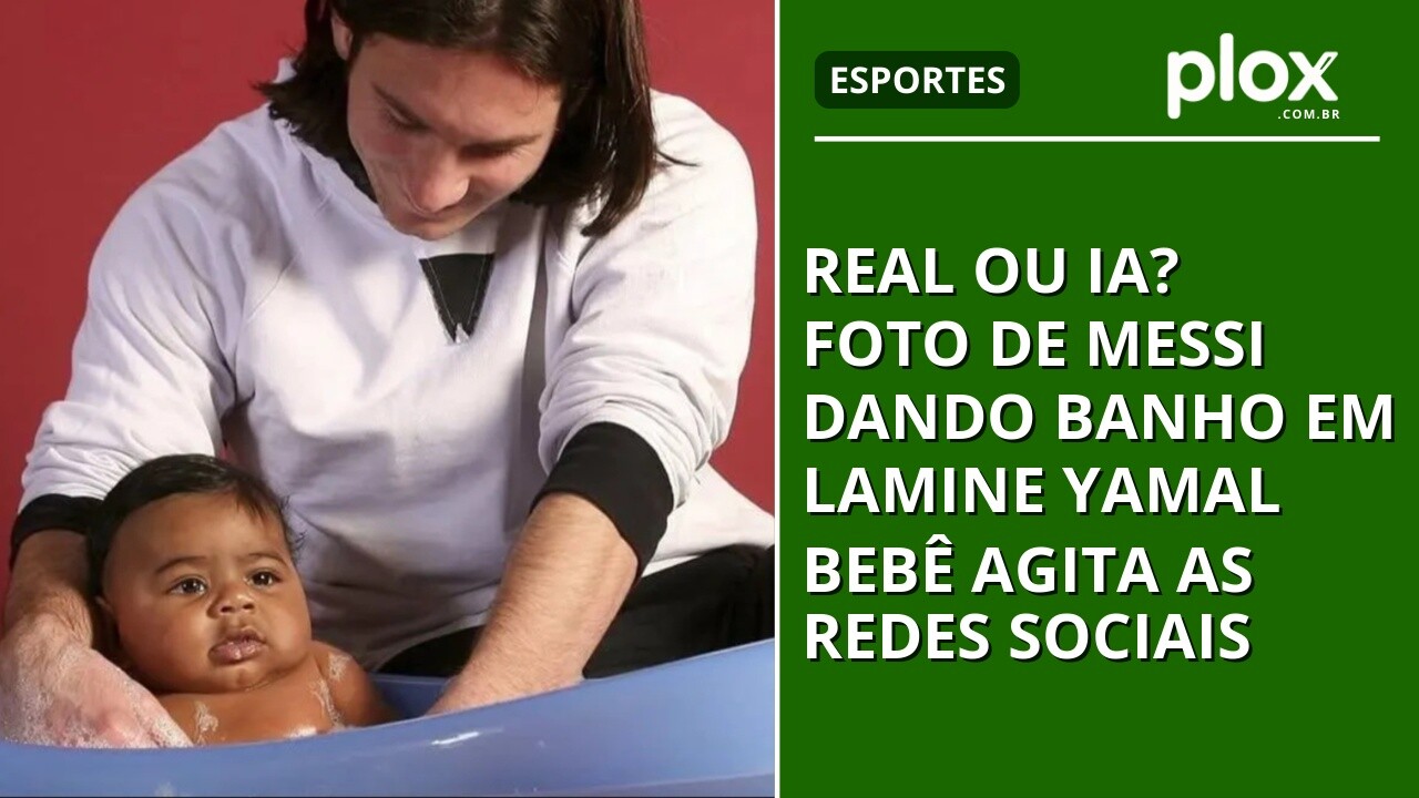 Real ou IA? Foto de Messi dando banho em Lamine Yamal bebê agita as redes sociais