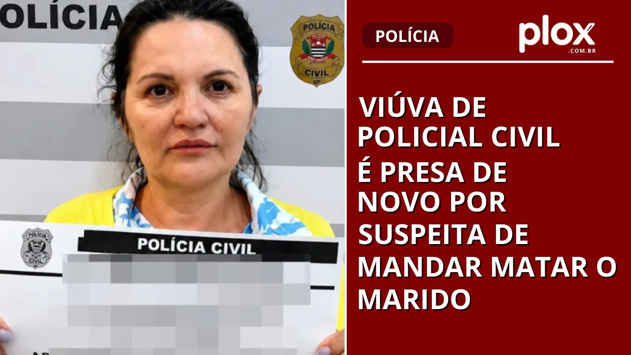 Viúva de policial civil é presa de novo por suspeita de mandar matar o marido