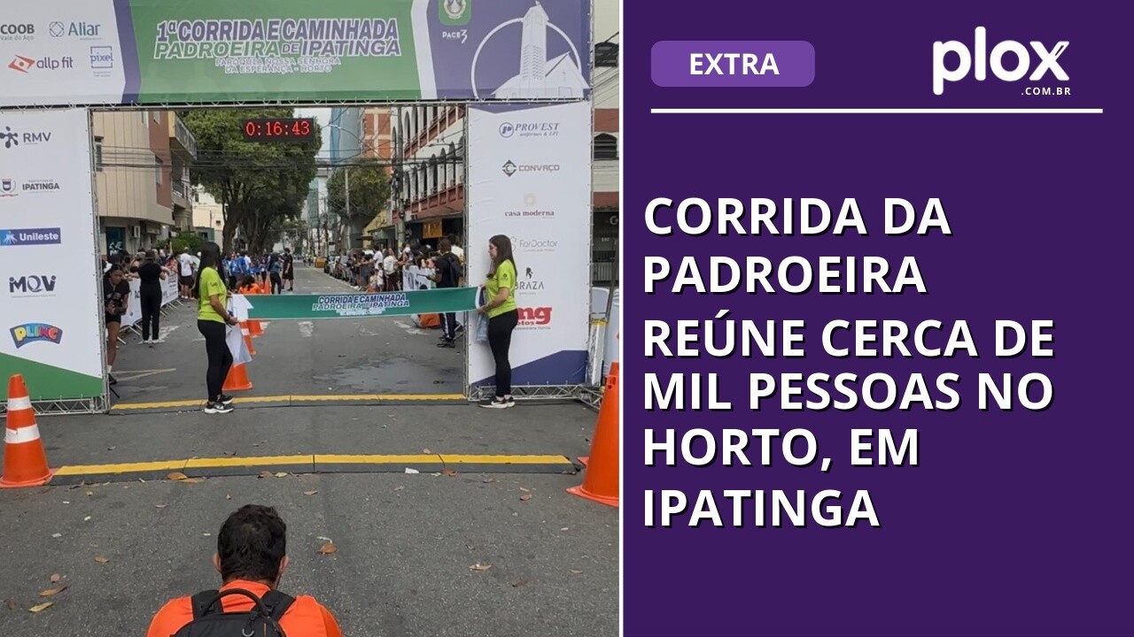 Corrida da Padroeira reúne cerca de mil pessoas no Horto, em Ipatinga