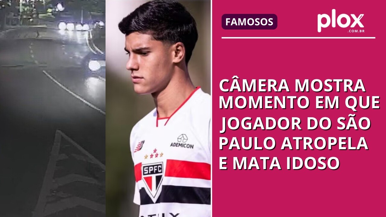 Câmera mostra momento em que jogador do São Paulo atropela e mata idoso