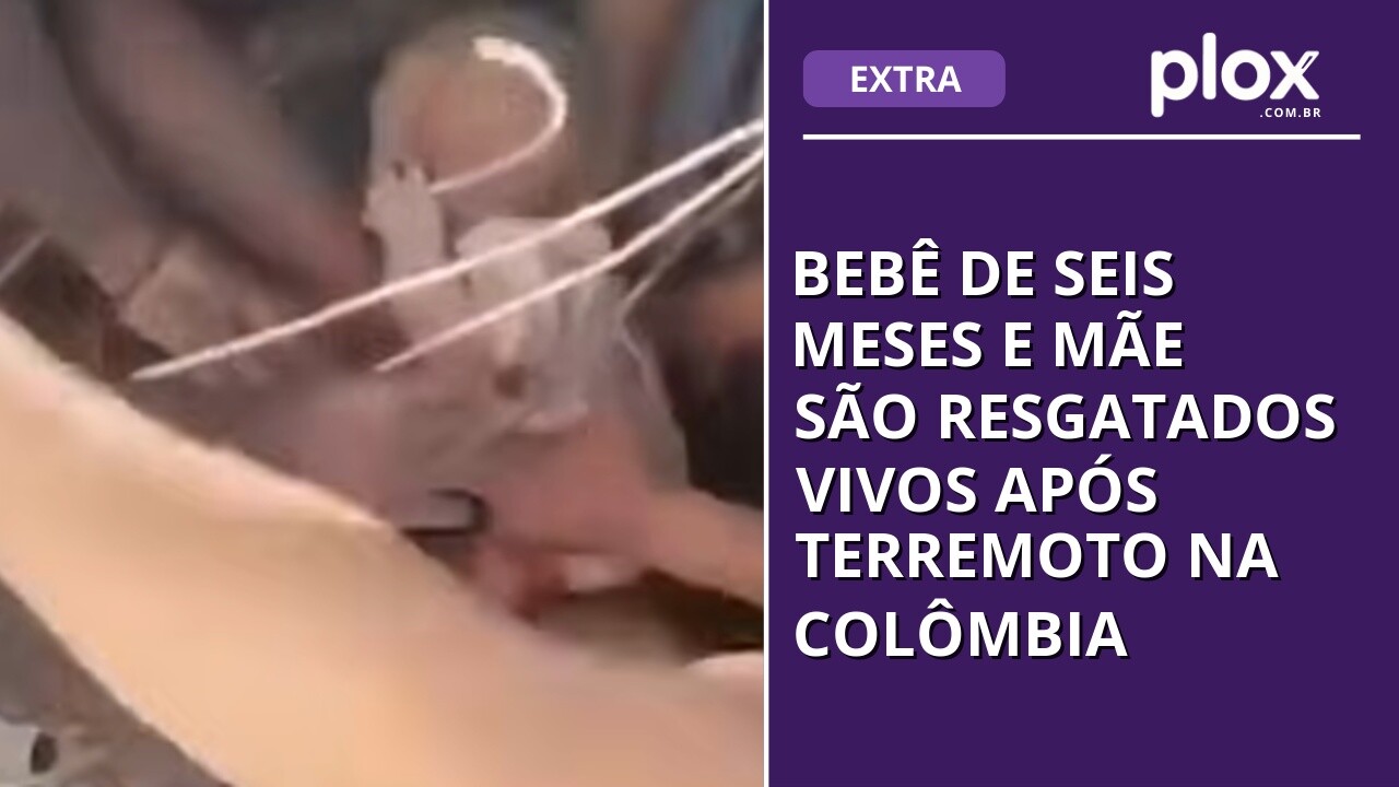 Bebê de seis meses e mãe são resgatados vivos após terremoto na Colômbia