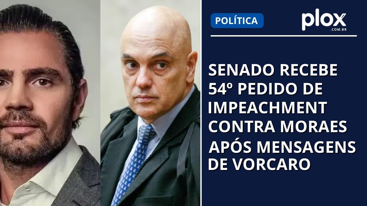 Senado recebe 54º pedido de impeachment contra Moraes após mensagens de Vorcaro