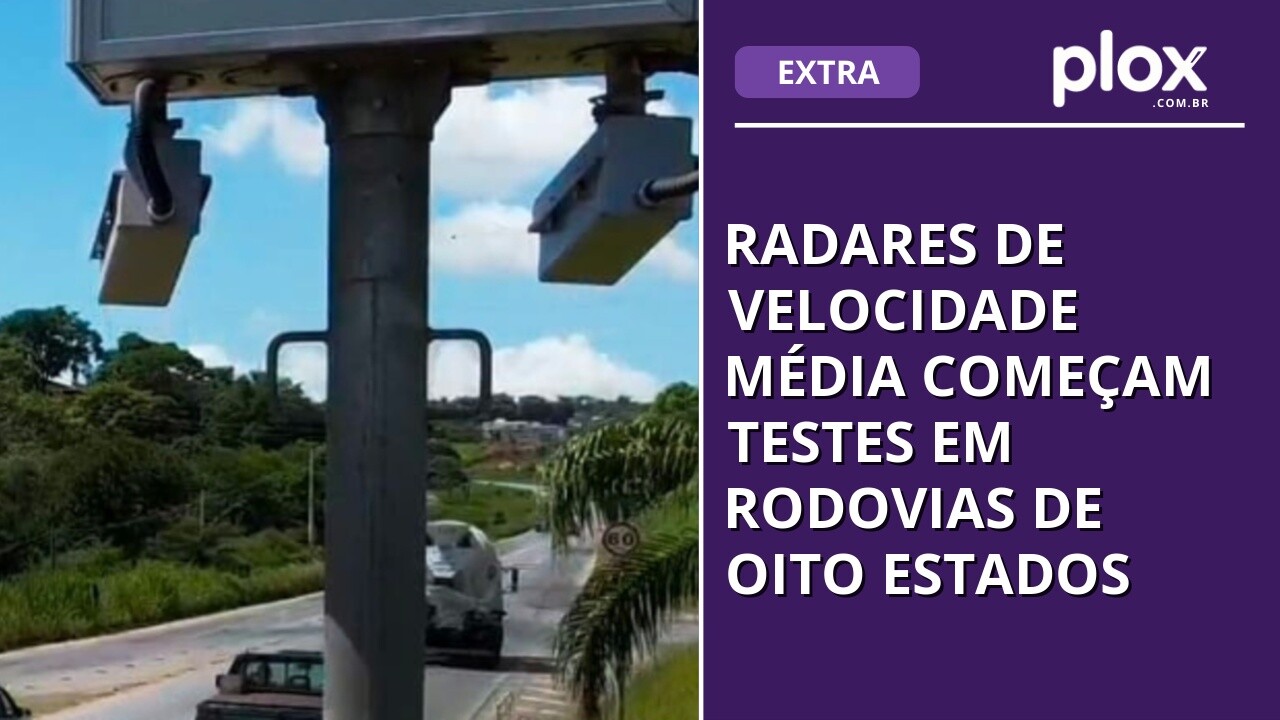 Radares de velocidade média começam testes em rodovias de oito estados