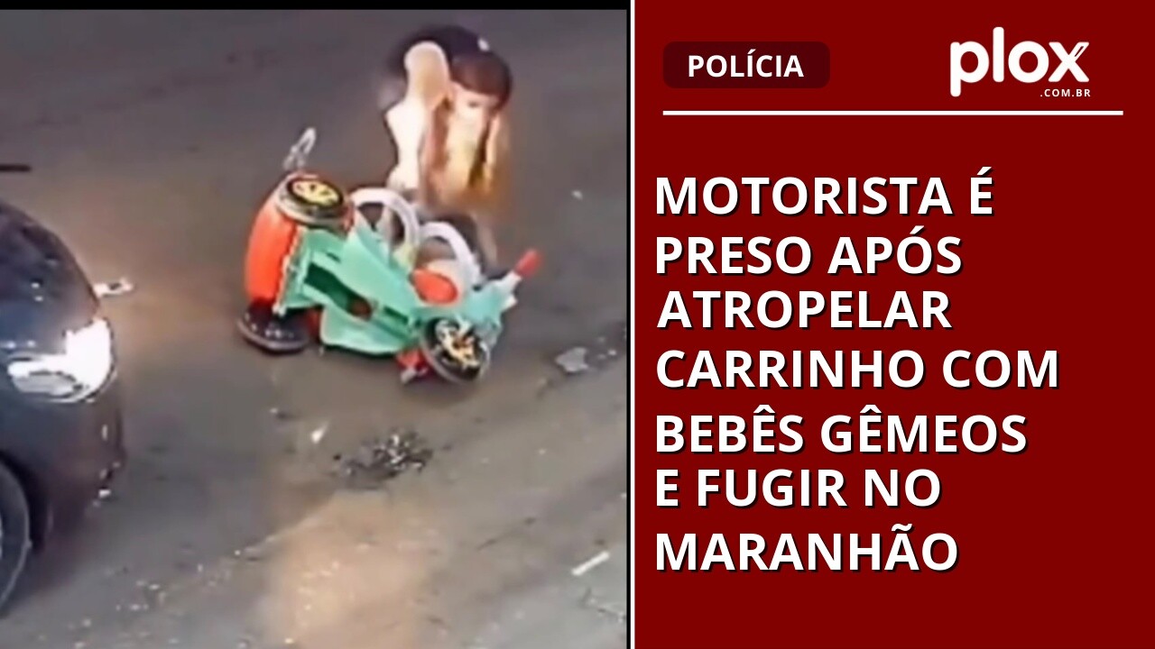Motorista é preso após atropelar carrinho com bebês gêmeos e fugir no Maranhão