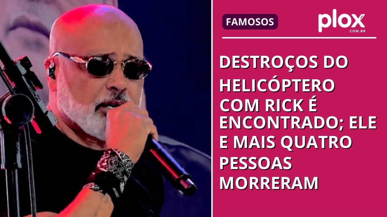 Destroços do helicóptero com Rick é encontrado; ele e mais quatro pessoas morreram