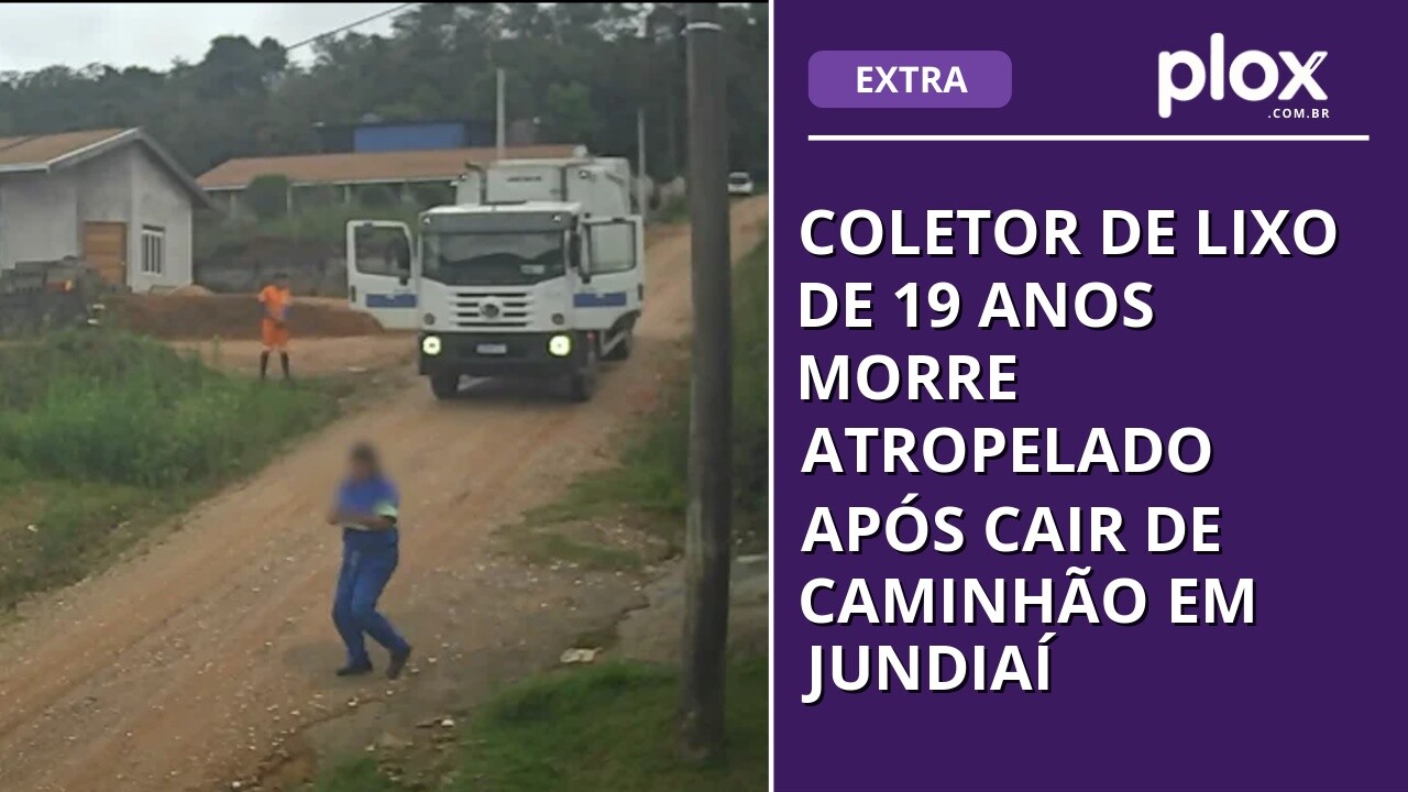 Coletor de lixo de 19 anos morre atropelado após cair de caminhão em Jundiaí