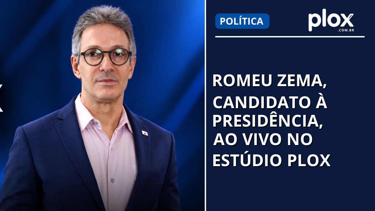 Romeu Zema, candidato à presidência, ao vivo no estúdio PLOX