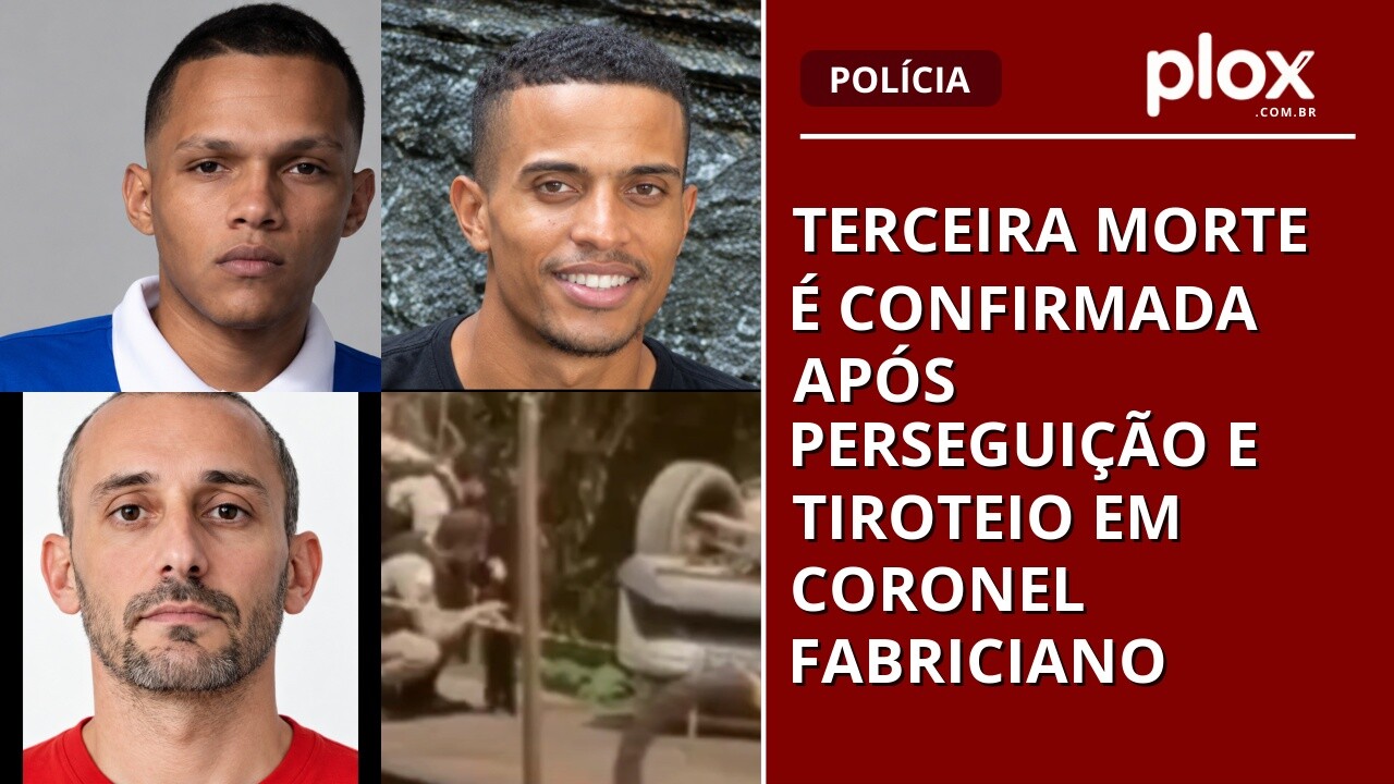 Terceira morte é confirmada após perseguição e tiroteio em Coronel Fabriciano
