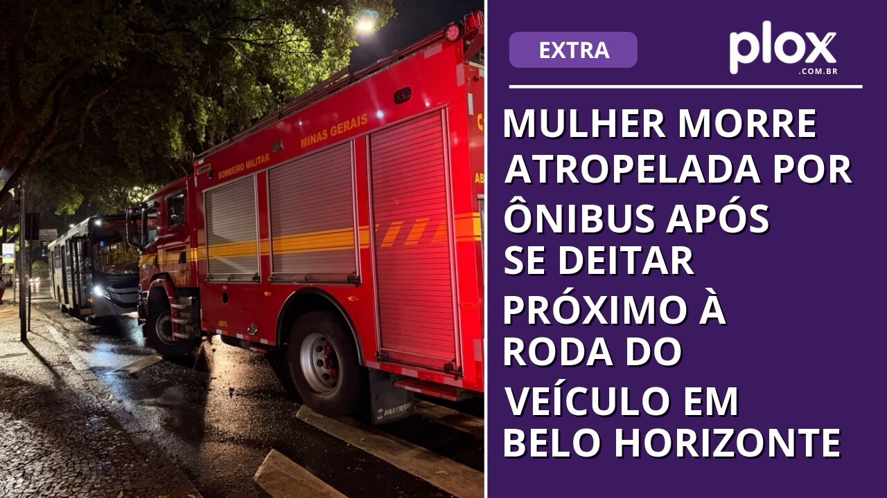 Mulher morre atropelada por ônibus após se deitar próximo à roda do veículo em Belo Horizonte