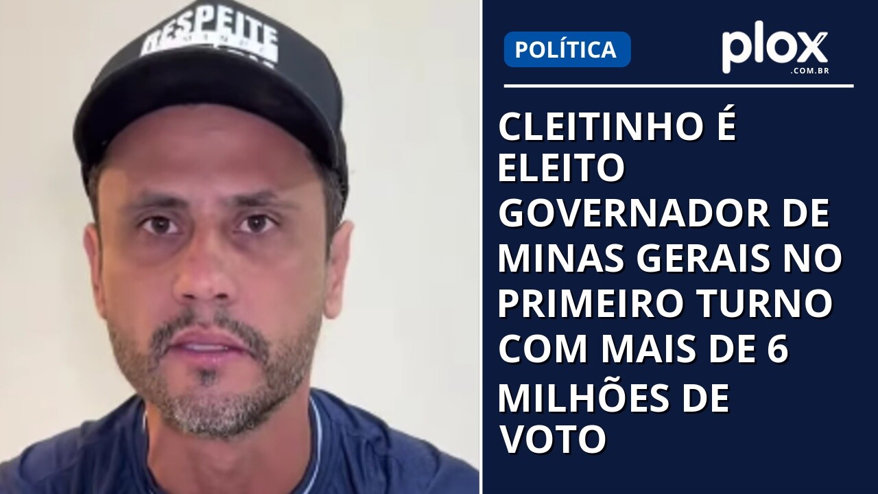 Cleitinho é eleito governador de Minas Gerais no primeiro turno com mais de 6 milhões de voto