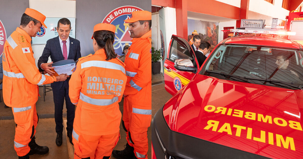 MPMG entrega cinco caminhonetes aos Bombeiros para reforçar operações no Alto Paranaíba